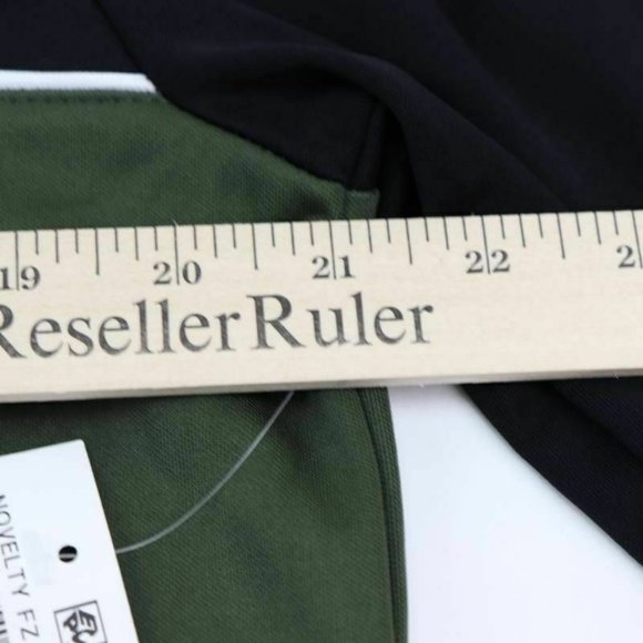 Ideology Mens Track Jacket Native Green Black Colorblock Zip Up Pockets M New - Picture 4 of 7